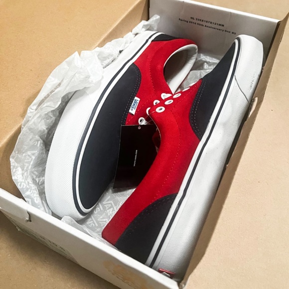 COPY - Vans Era Red/Blue 50th Anniversary Special Limited Edition - Picture 7 of 7
